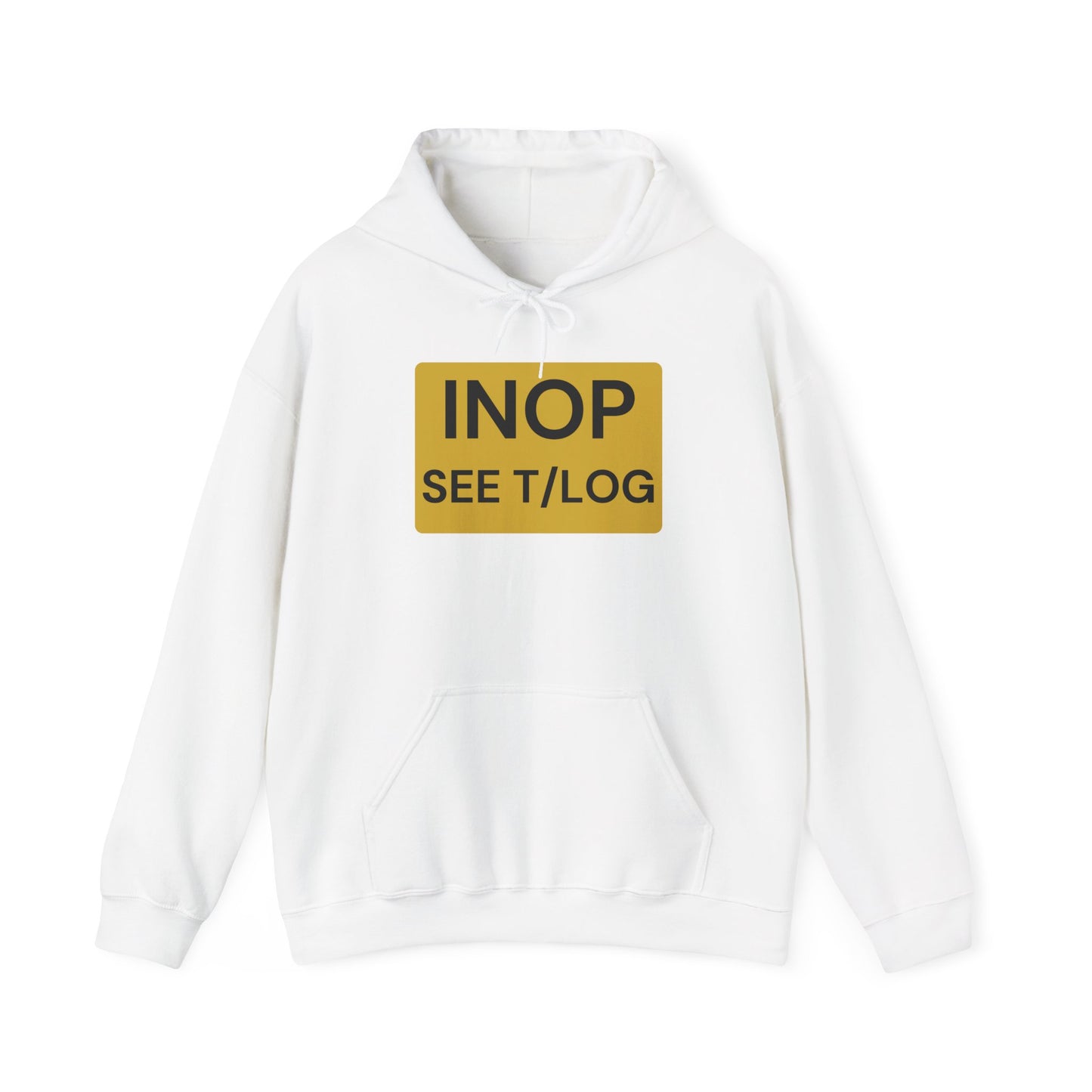 Inop see tech log Crew Unisex Heavy Blend Hooded Sweatshirt