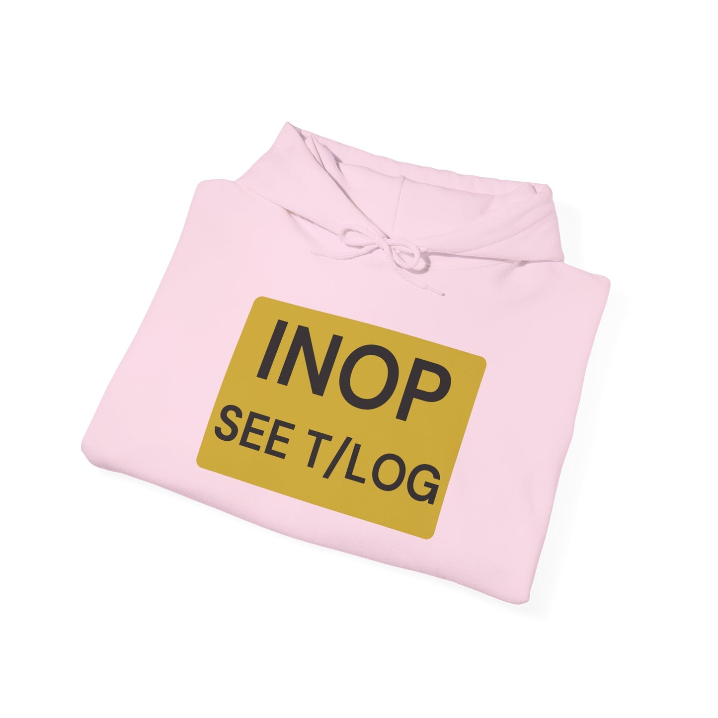 Inop see tech log Crew Unisex Heavy Blend Hooded Sweatshirt