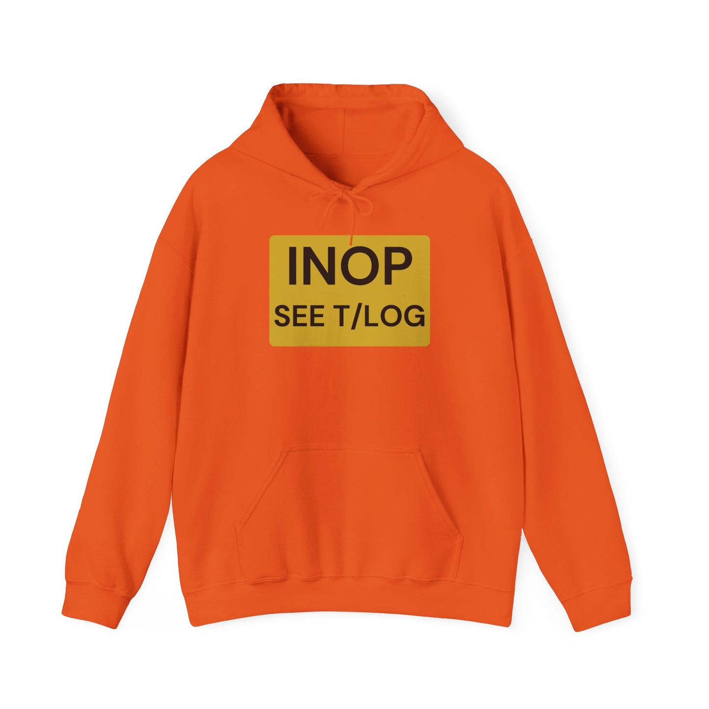 Inop see tech log Crew Unisex Heavy Blend Hooded Sweatshirt