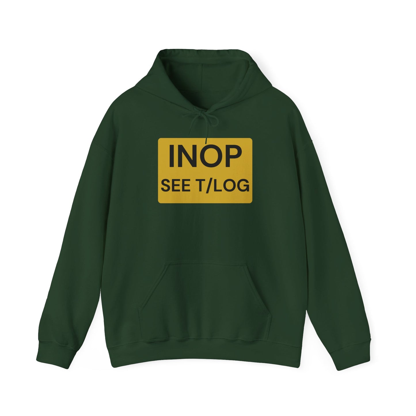 Inop see tech log Crew Unisex Heavy Blend Hooded Sweatshirt