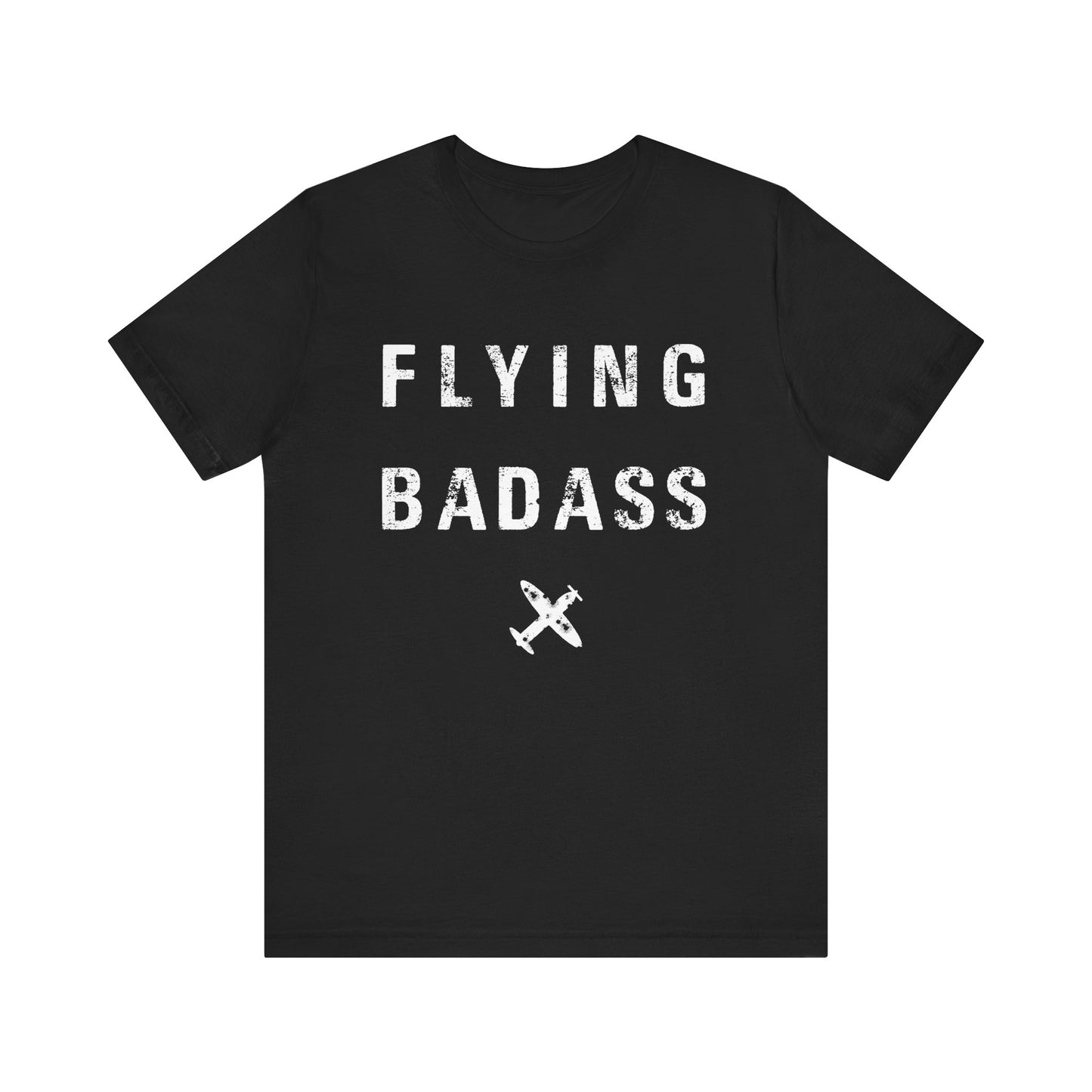 Flying Badass pilot Unisex Jersey Short Sleeve Tee