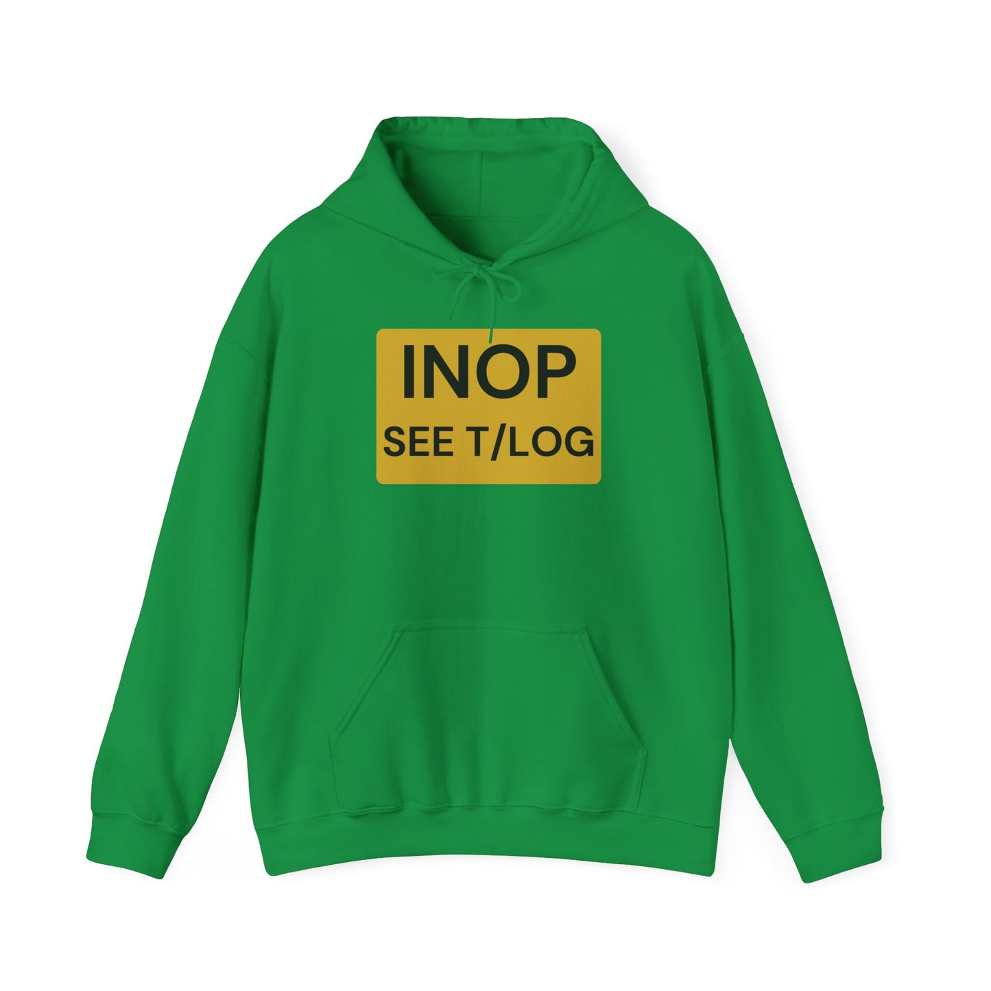 Inop see tech log Crew Unisex Heavy Blend Hooded Sweatshirt