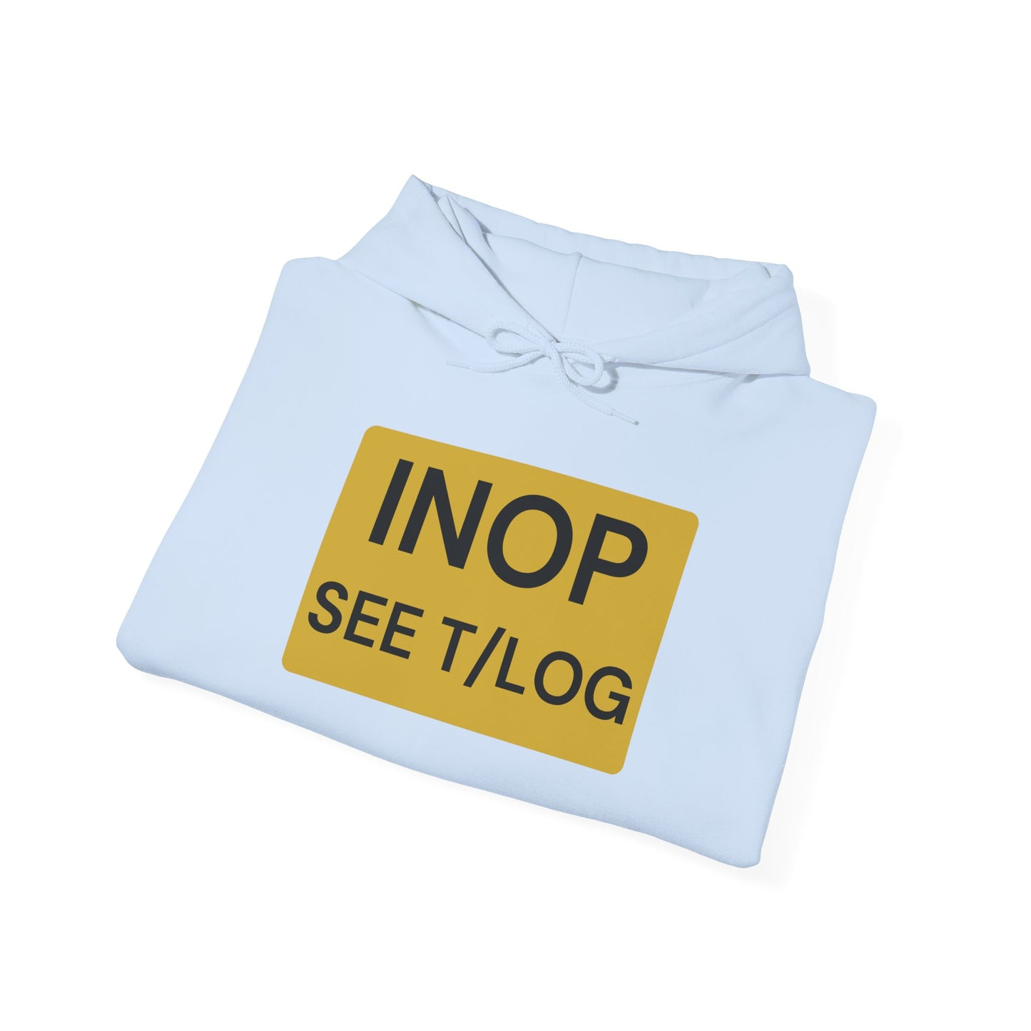 Inop see tech log Crew Unisex Heavy Blend Hooded Sweatshirt