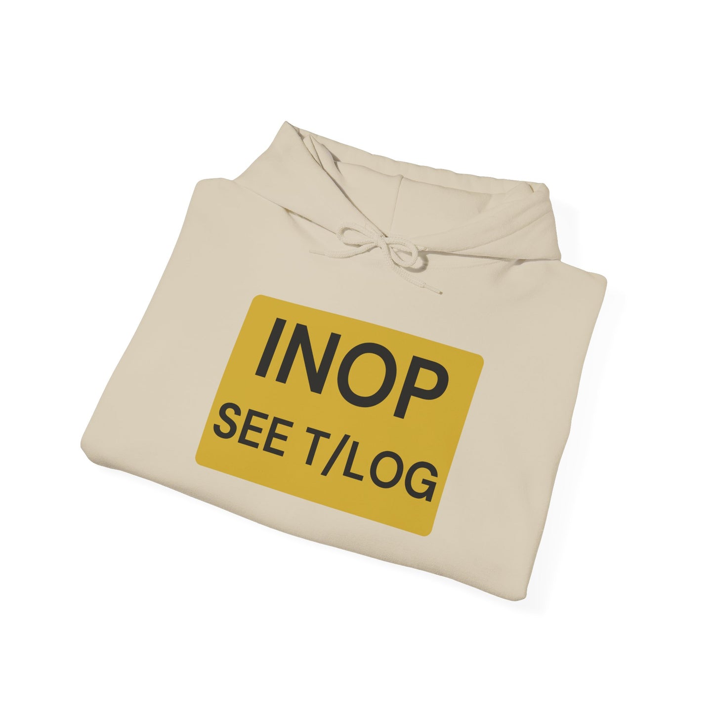 Inop see tech log Crew Unisex Heavy Blend Hooded Sweatshirt