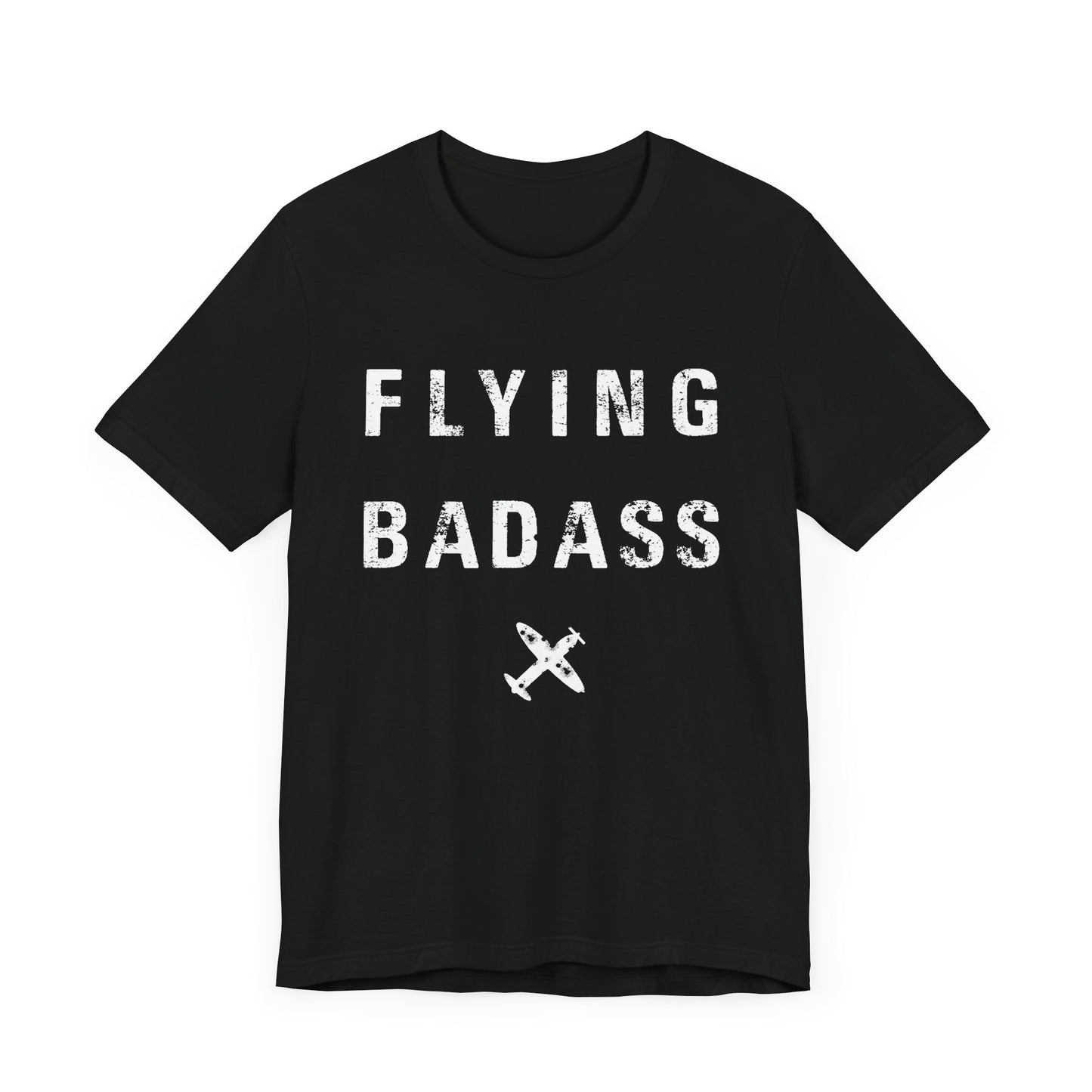 Flying Badass pilot Unisex Jersey Short Sleeve Tee