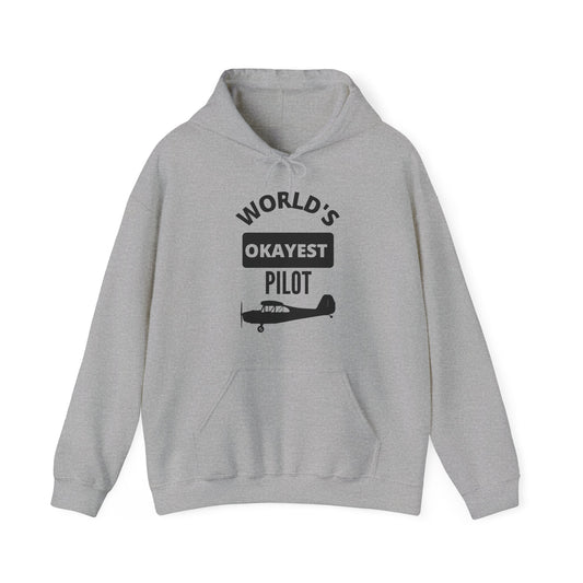 World's okayest pilot Unisex Hoodie