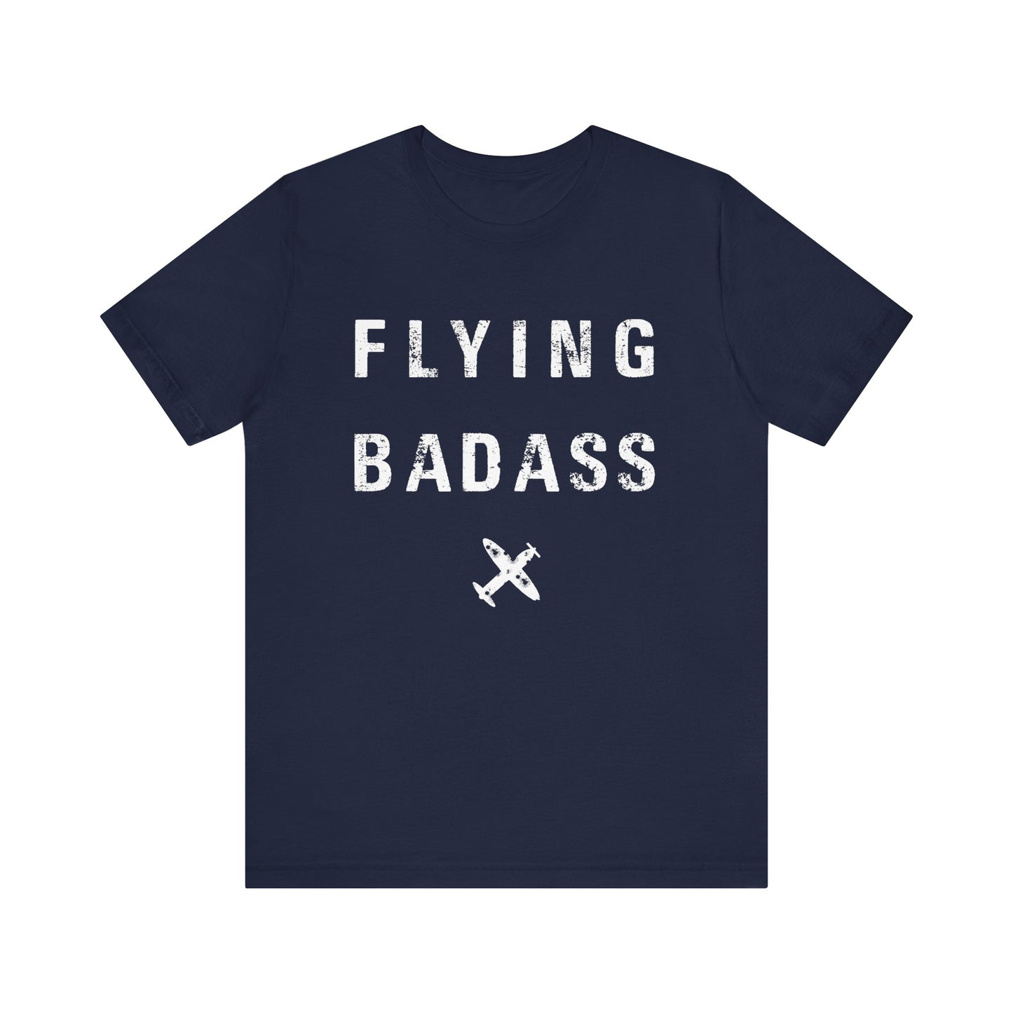 Flying Badass pilot Unisex Jersey Short Sleeve Tee