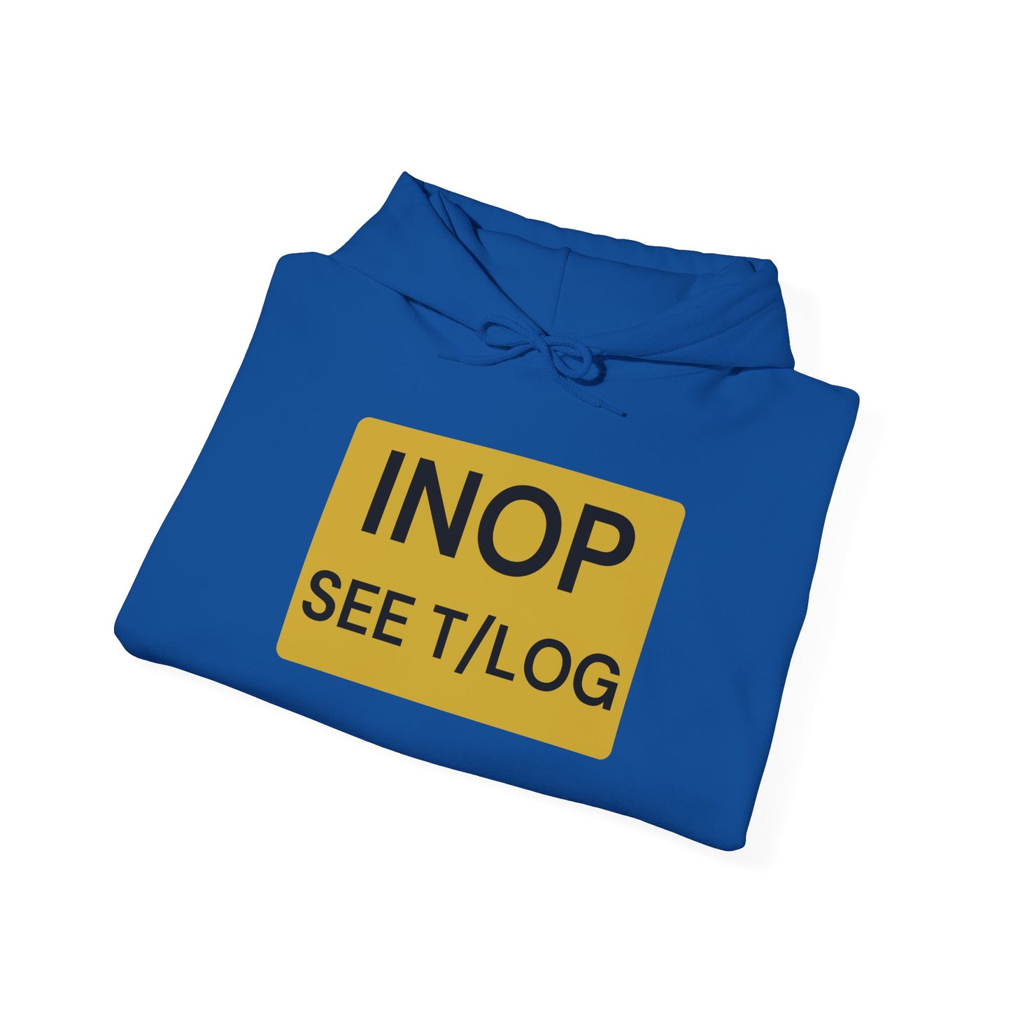 Inop see tech log Crew Unisex Heavy Blend Hooded Sweatshirt