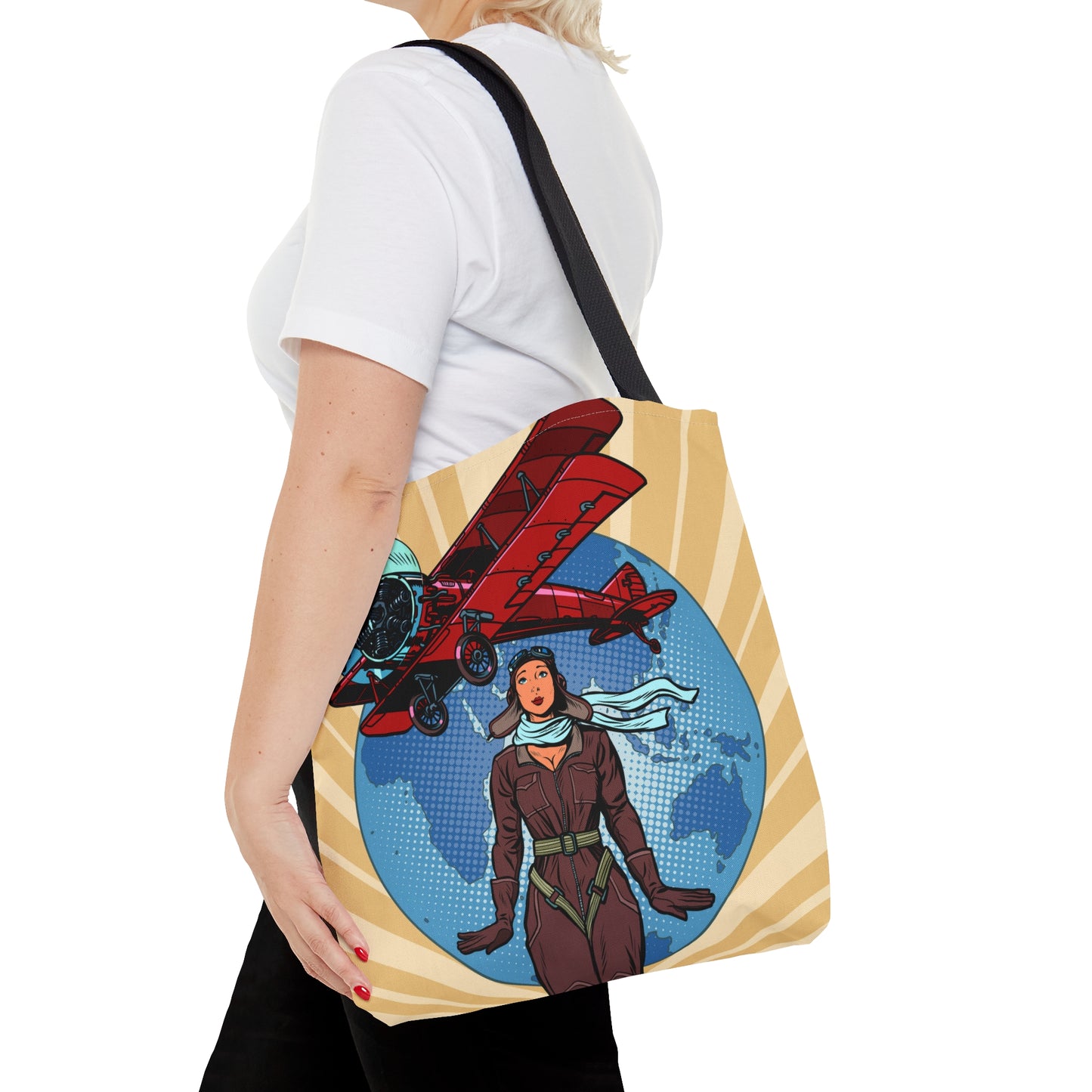 AOP pilot aviation giftTote Bag