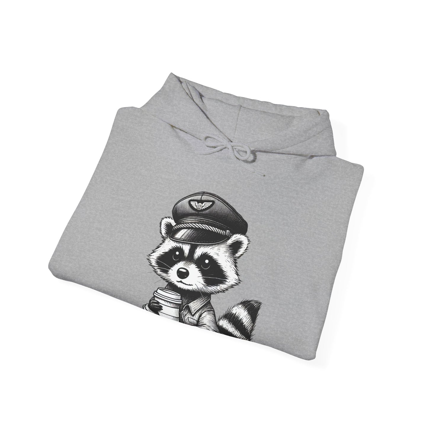 Raccoon pilot  Crew Unisex Heavy Blend Hooded Sweatshirt