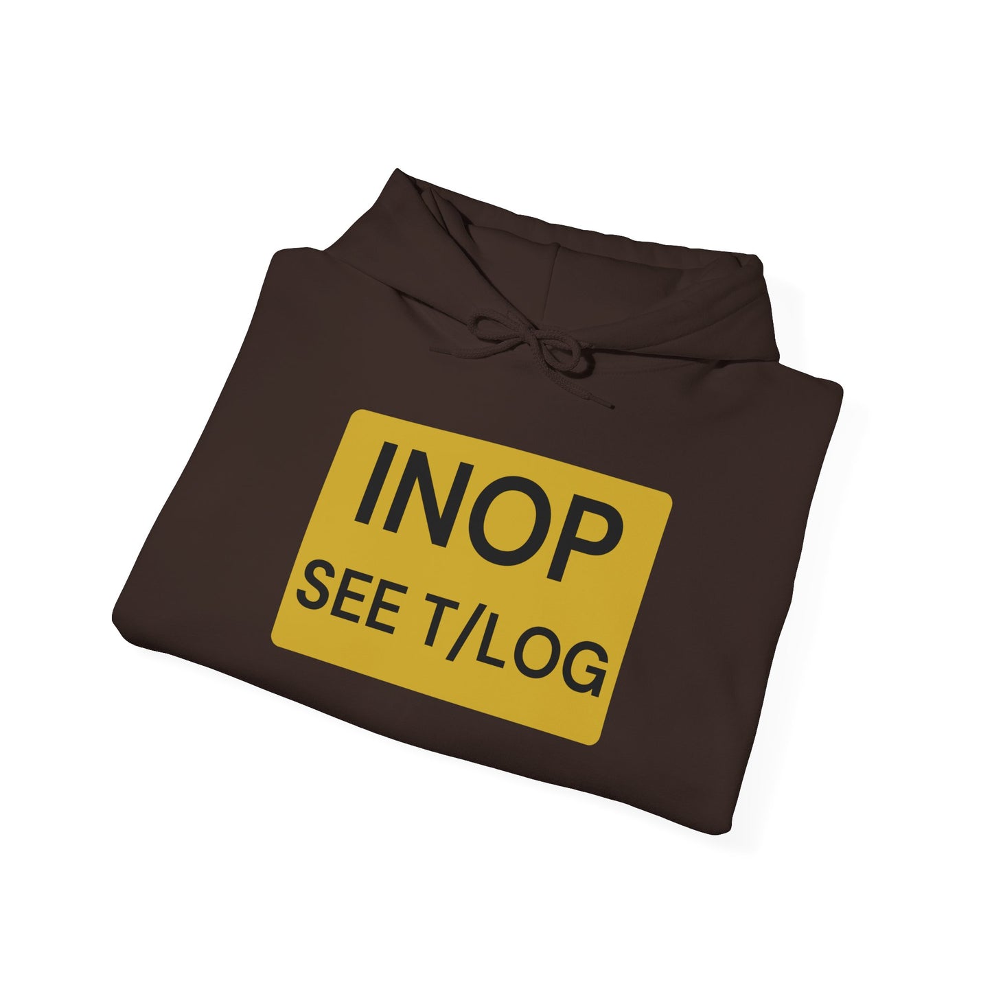 Inop see tech log Crew Unisex Heavy Blend Hooded Sweatshirt