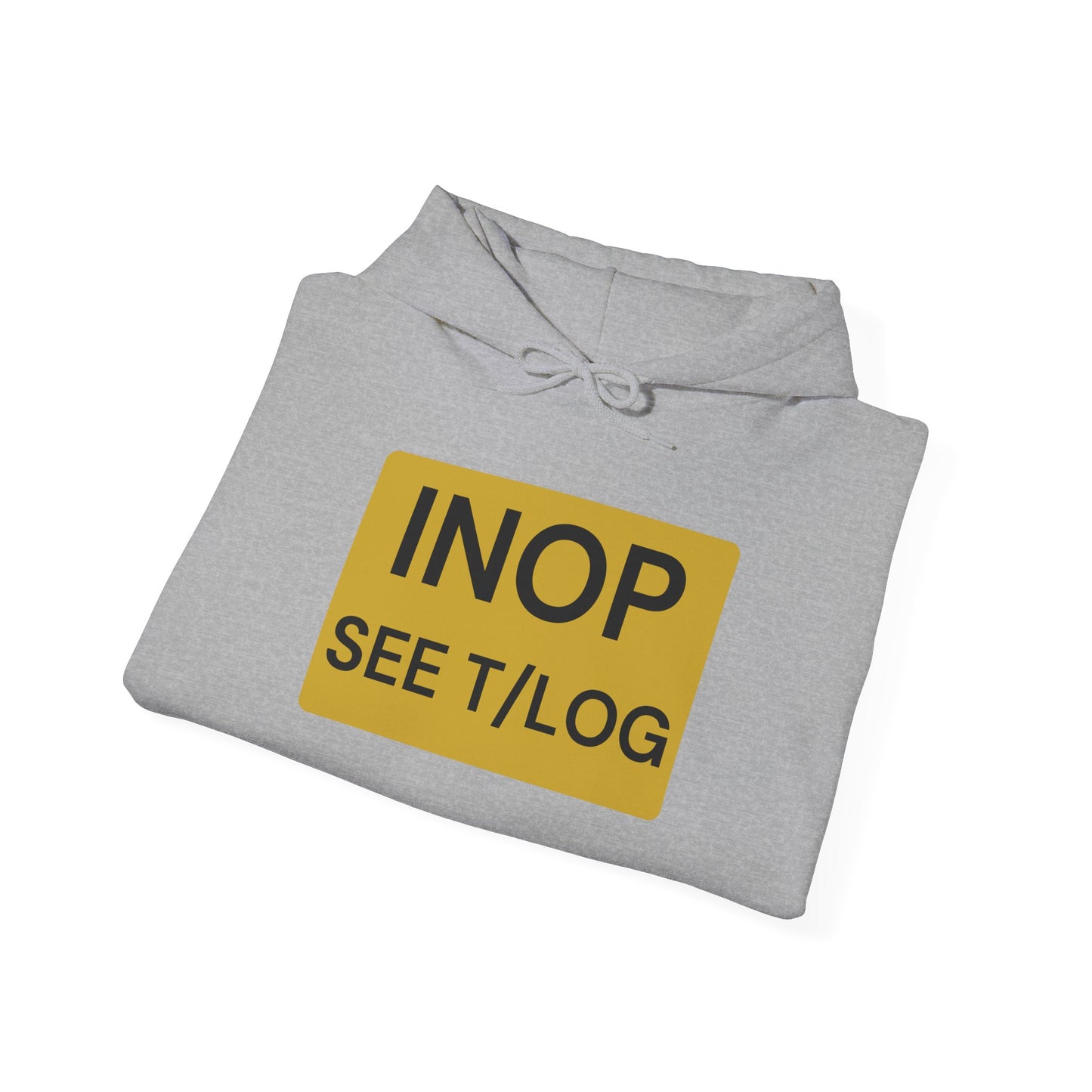 Inop see tech log Crew Unisex Heavy Blend Hooded Sweatshirt