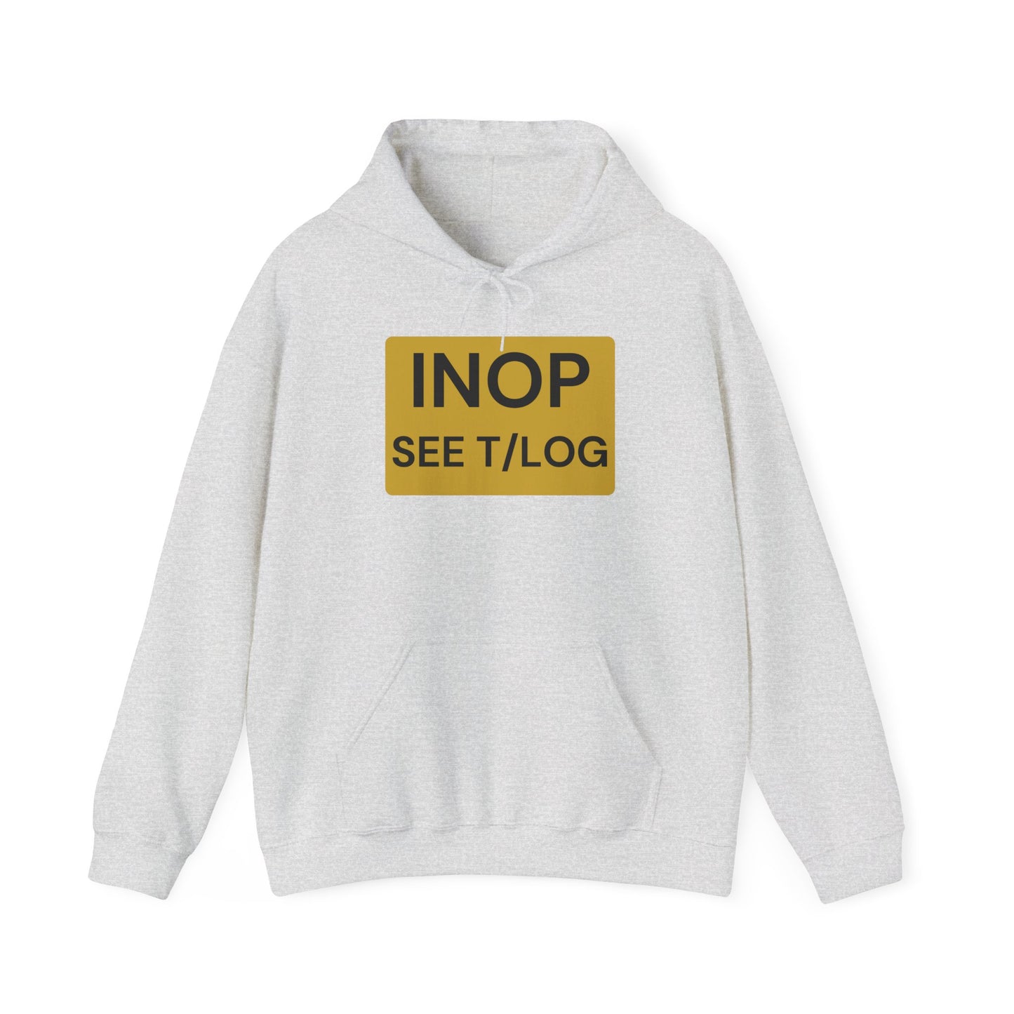 Inop see tech log Crew Unisex Heavy Blend Hooded Sweatshirt