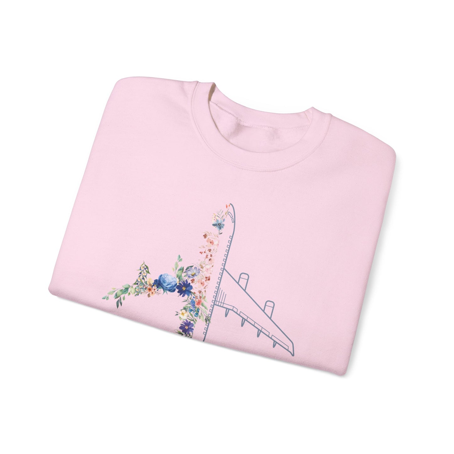 Flower airplane  | pilot sweatshirt | pilot gift | gift for pilots