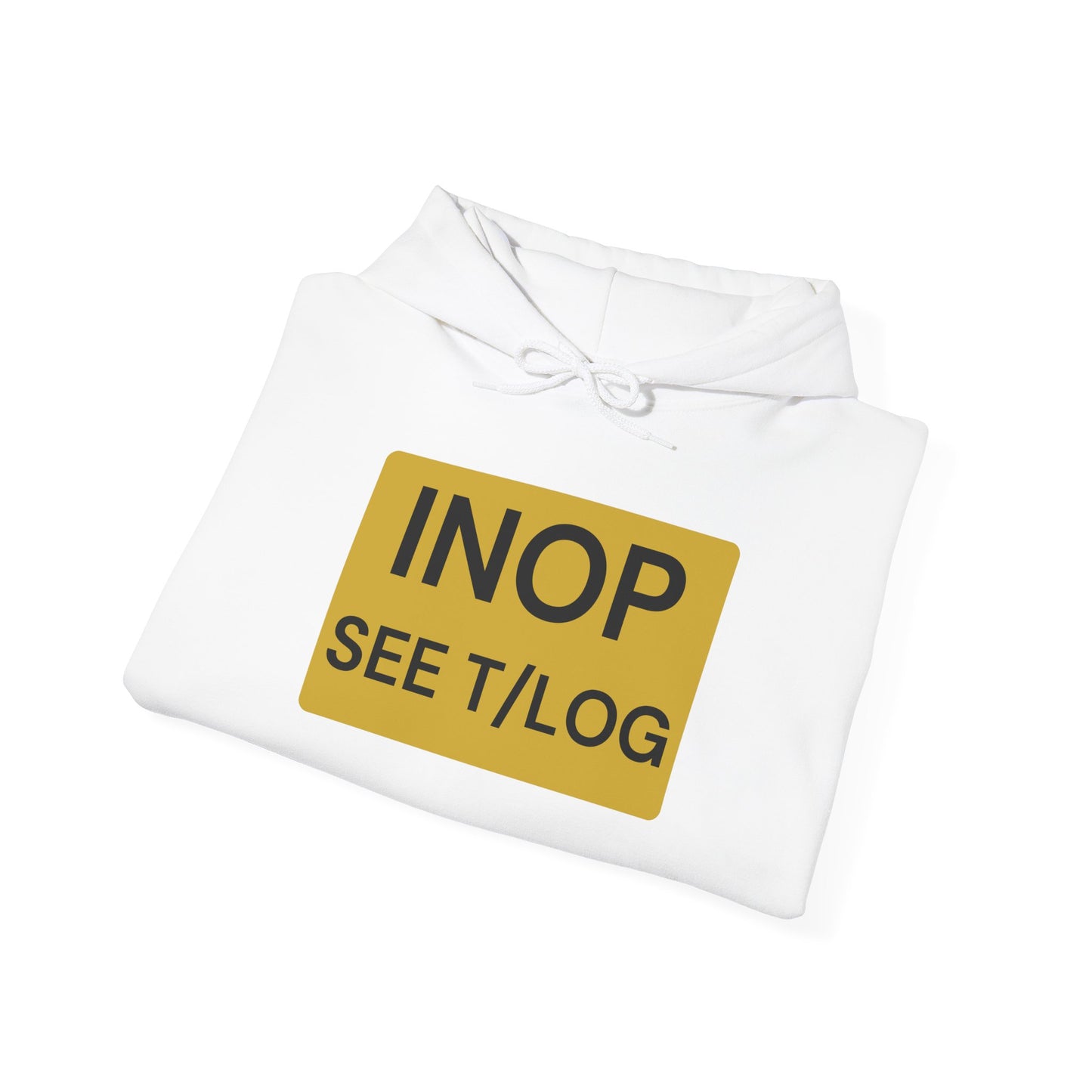 Inop see tech log Crew Unisex Heavy Blend Hooded Sweatshirt