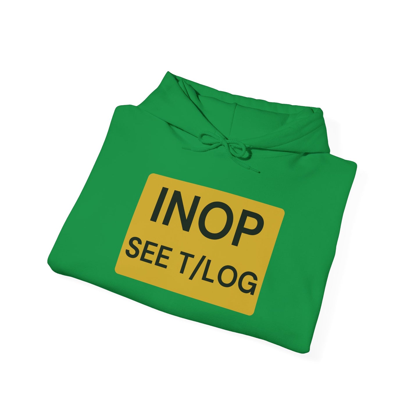 Inop see tech log Crew Unisex Heavy Blend Hooded Sweatshirt