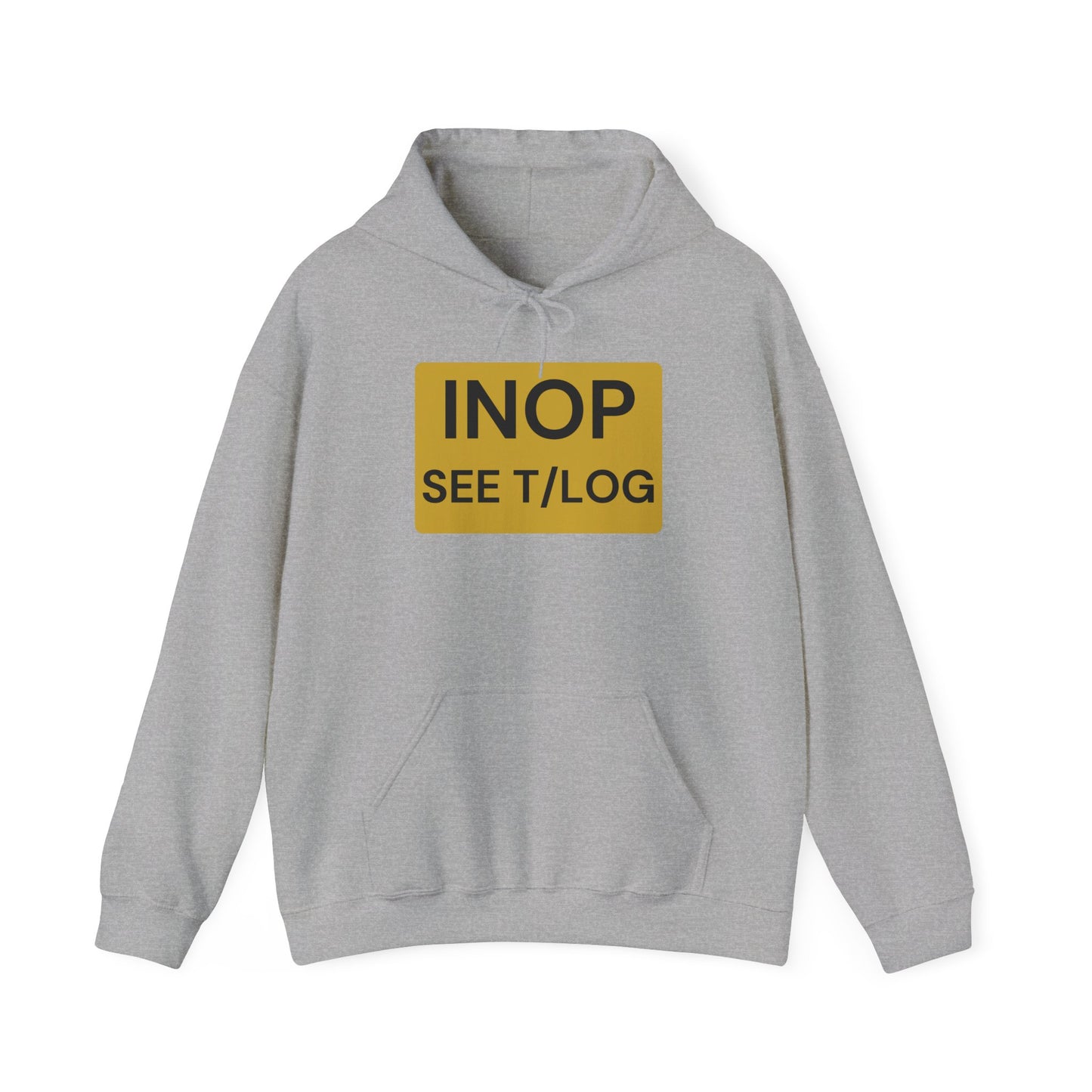 Inop see tech log Crew Unisex Heavy Blend Hooded Sweatshirt