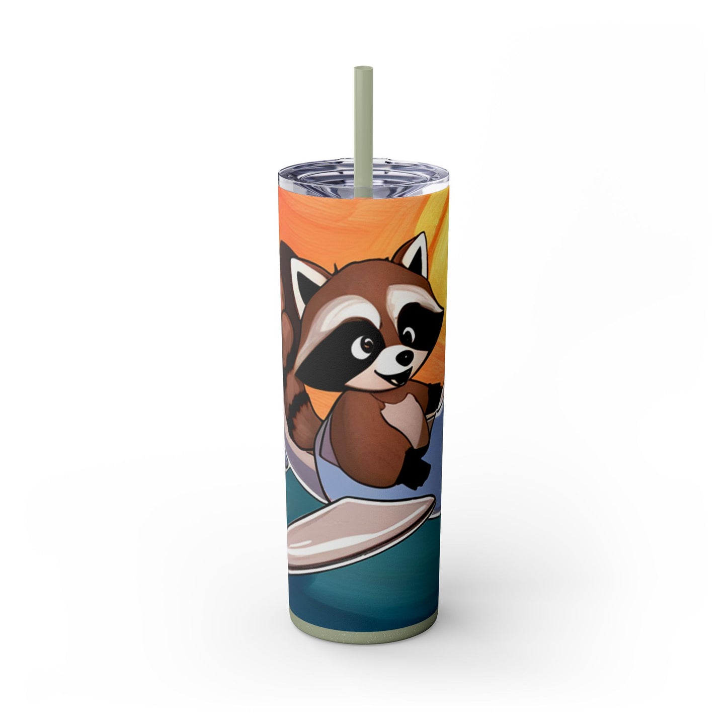 Skinny Tumbler with Straw, 20oz