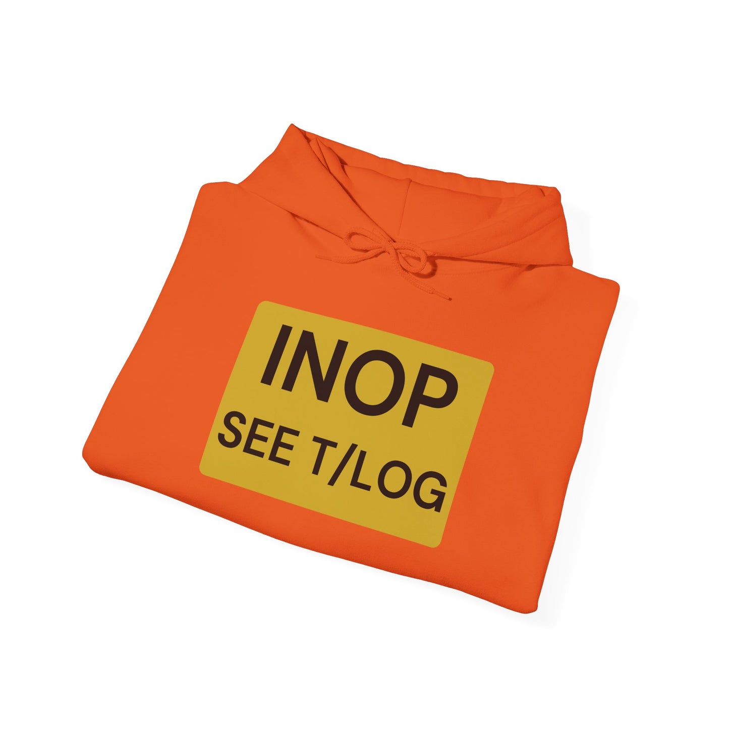 Inop see tech log Crew Unisex Heavy Blend Hooded Sweatshirt