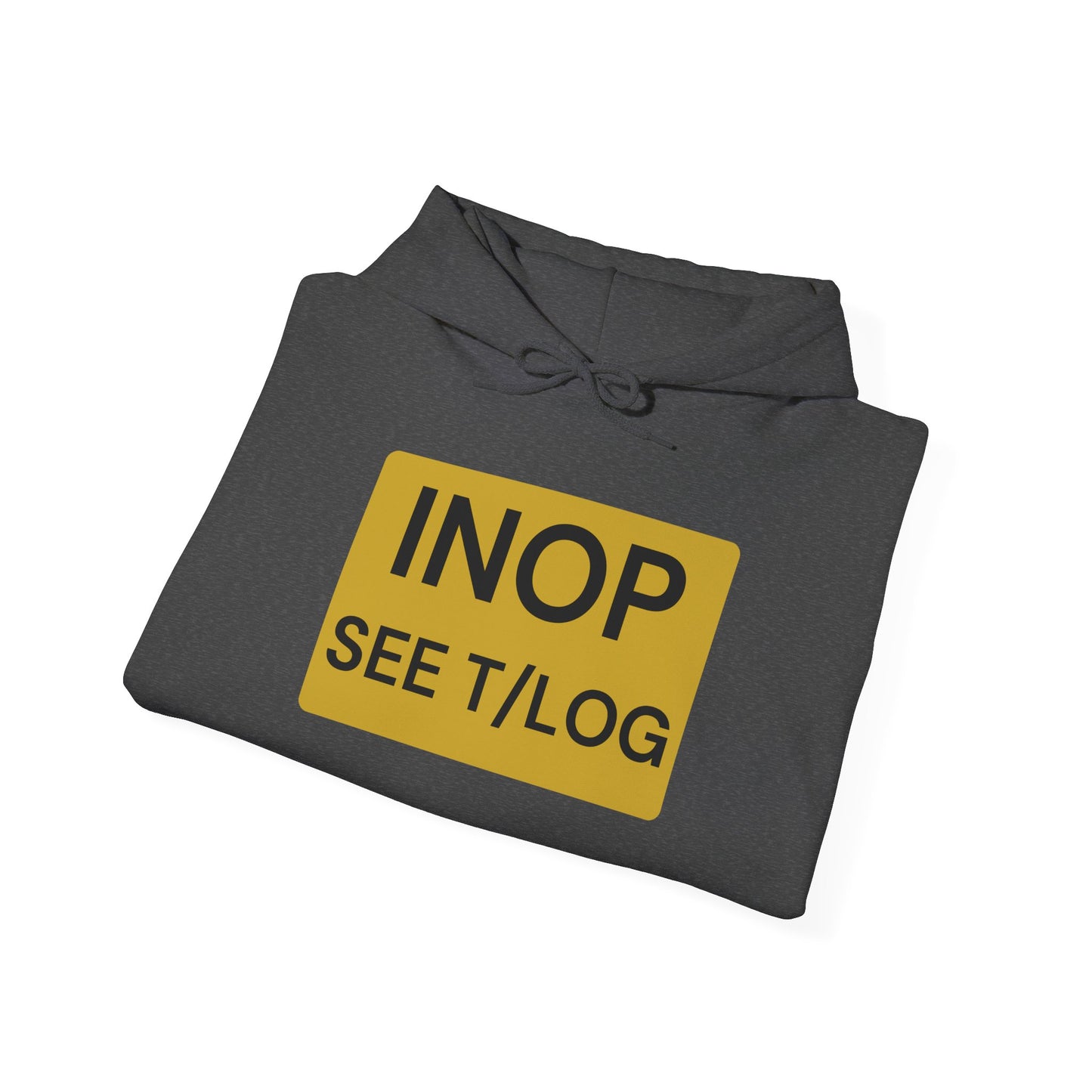 Inop see tech log Crew Unisex Heavy Blend Hooded Sweatshirt