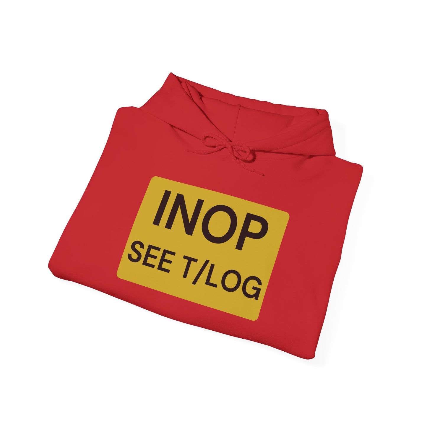 Inop see tech log Crew Unisex Heavy Blend Hooded Sweatshirt